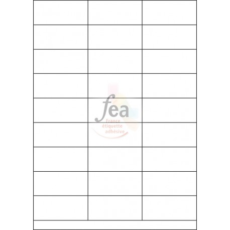 Planche A4 velin permanent 70x31