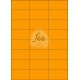 Planche A4 velin permanent 70x37 ORANGE FLUO