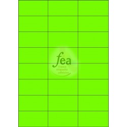 Planche A4 velin permanent 70x37 VERT FLUO