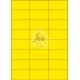 Planche A4 velin permanent 70x37 JAUNE FLUO