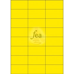 Planche A4 velin permanent 70x37 JAUNE FLUO