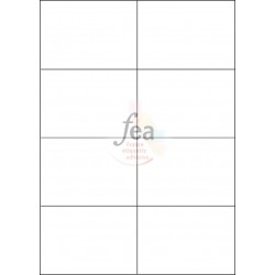 Planche A4 polyester ultra-adhésif 105x74,2