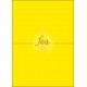 Planche A4 velin permanent 210x148,5 JAUNE FLUO