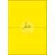 Planche A4 velin permanent 210x148,5 JAUNE FLUO