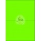 Planche A4 velin permanent 210x148,5 VERT FLUO