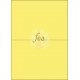 Planche A4 velin permanent 210x148,5 JAUNE