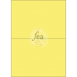 Planche A4 velin permanent 210x148,5 JAUNE