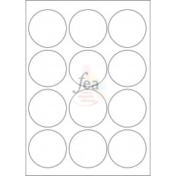 Planche A4 velin permanent diamètre 63