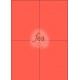 Planche A4 velin permanent 105 x148,5 ROUGE