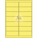 Planche A4 velin permanent 99,1x38,1 JAUNE