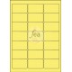 Planche A4 velin permanent 63,5x38,1 JAUNE
