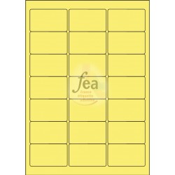 Planche A4 velin permanent 63,5x38,1 JAUNE