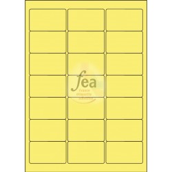 Planche A4 velin permanent 63,5x38,1 JAUNE