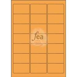 Planche A4 velin permanent 63,5x38,1 ORANGE