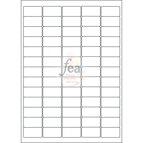 Planche A4 velin amovible 38x21 