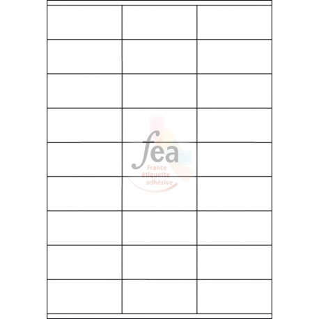 Planche A4 velin permanent 70x32