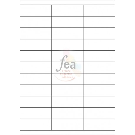 Planche A4 velin permanent 70x25,4